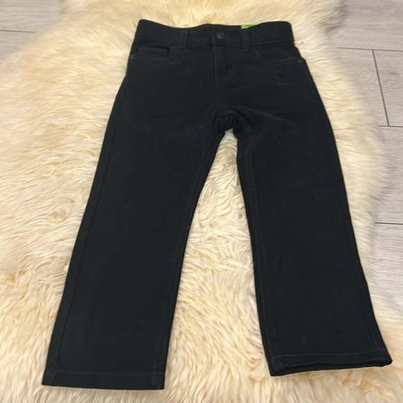 Steel & Jay Blue Dress Button Down Half-Sleeve Shirt & George Black Slim Jeans - Picture 5 of 8